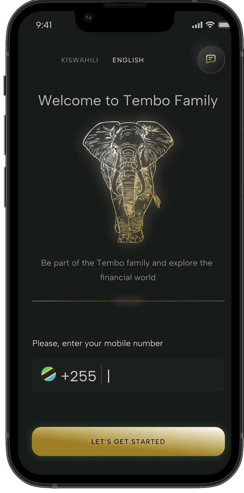 Simbanking Mobile app